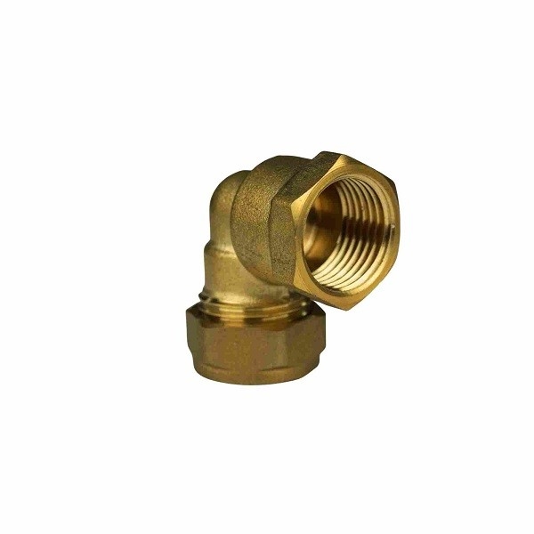 Miedziane rdzeń Forged Brass Rury Fittings Kompresji Rury Cap BS864-2 Standard