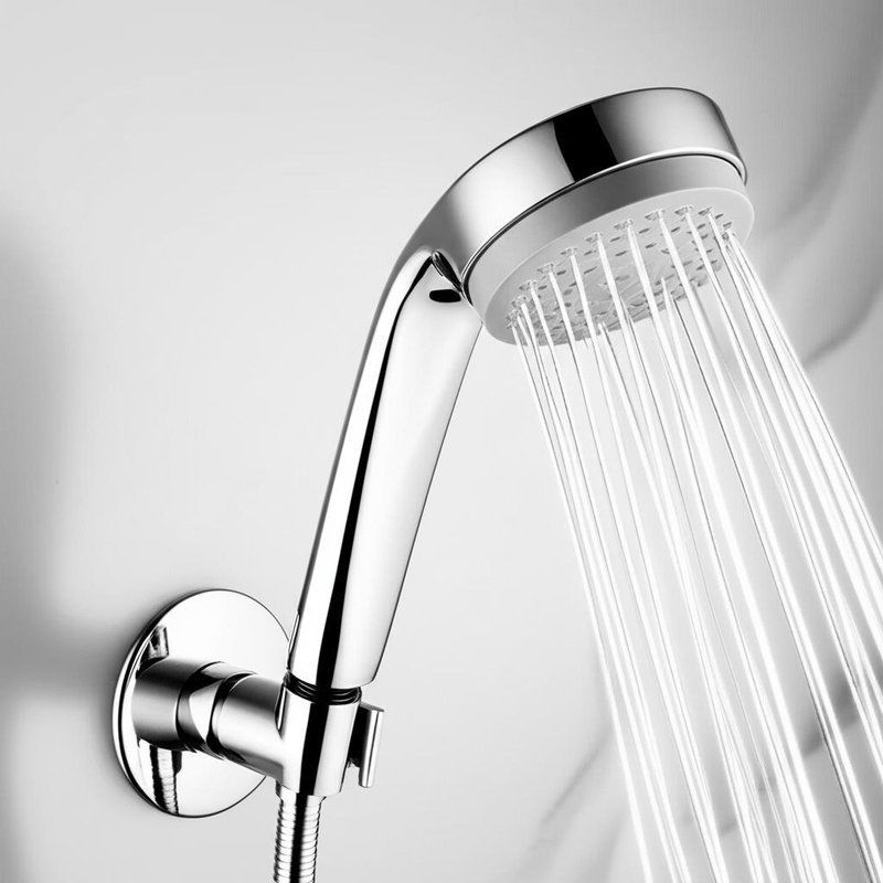 System prysznicowy z deszczownicą w kolorze gunmetal, panel SPA z 6 dyszami do masażu ciała i regulowanym drążkiem prysznicowym z mosiężną baterią